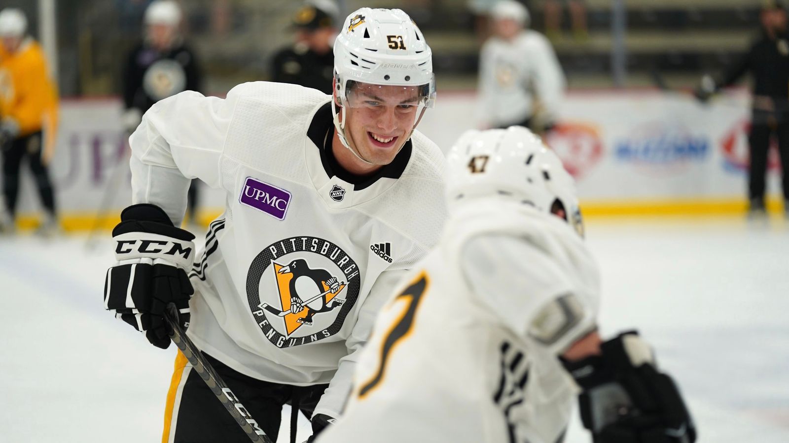 Development camp Forward Ty Glover WBS Penguins' 'most improved player